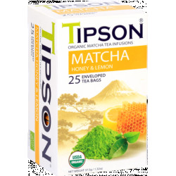 Tipson Organic Matcha With Honey & lemon 25 Tea Bag