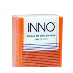 Inno Condom Ribbed 1*3