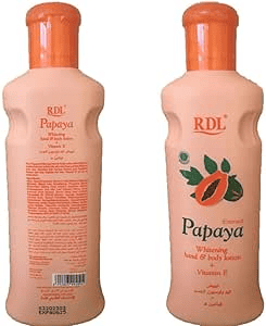 RDL Whitening Hand and Body Lotion with Papaya Extract and Vitamin E 200 ml