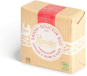 La Corvette Organic Soap Pomegranate + Shea Butetr 100 G