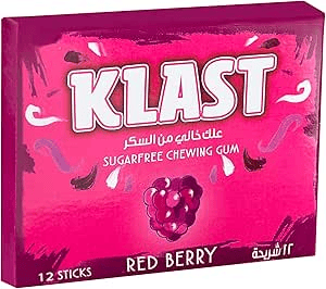 Klast Red Berry Candy, 12 Sticks