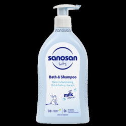 Sanosan Baby Bath & Shampoo (Dispenser) 500 Ml