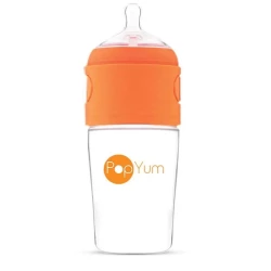 Pop Yum Baby Feeding Bottle - 260 ml - Orange