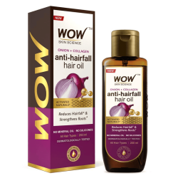 Wow Skin Science Onion Black Seed Hair Oil With Pump 200Ml