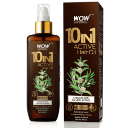 Wow Skin Science 10 In 1 Hair Oil With Pump 200Ml