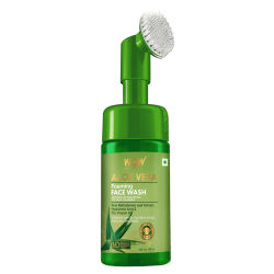 Wow Skin Science Aloe Vera Foaming Face Wash With Brush 150M
