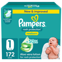 Pampers Size 1 Mega Box (1x172 Size M6)