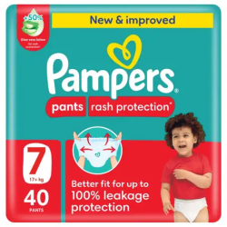 Pampers Pants Size (7) Jumbo Pack 40 Pants New