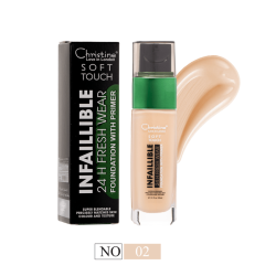 Christine Soft Touch Full Coverage Foundation No. 02