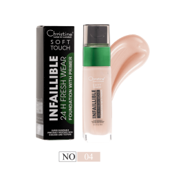 Christine Soft Touch Full Coverage Foundation No. 04