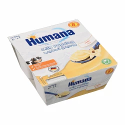 Humana Vanilla Flavoured Milk Pudding 100 g Pack of 4