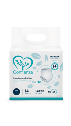 Confianza Premium Pull Up Large 14 Pieces