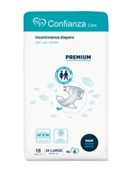Confianza Premium Adult Diaper Xxx-Large 18 X 4