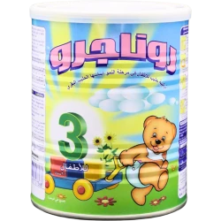 حليب روناجرو رقم 3 للأطفال من سن 1 إلى 3 سنوات 400 جم.