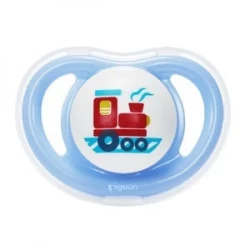 Pigeon Minilight Pacifier Single (S) Boy Train