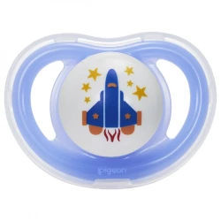 Pigeon Minilight Pacifier Medium Boy 6-12 Months