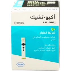 اكيو تشيك انستانت شرائط لقياس نسبة السكر في الدم