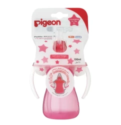 Pigeon Petite Straw Bottle (Pink) 150 Ml