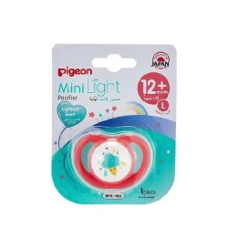 Pigeon Minilight Pacifier (Large) Boy 12-18 Months