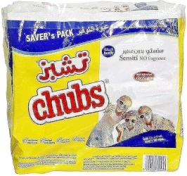 Chubs Baby Wipes Sensitive 160 Wipes 4*40 Family Pack