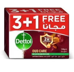 صابون الجسم بخشب العود ديتول 4 × 120 جم  عرض