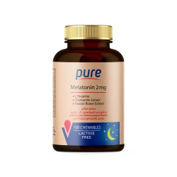 Pure Melatonin 2 Mg With Herbs 100 Chewable Tab.