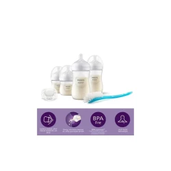 Philips Avent Natural 3.0 Feeding Newborn Gift Set W  4 Bott