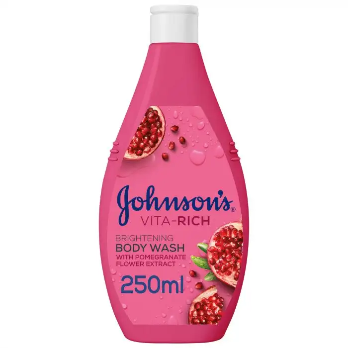 Johnson Vita-Rich Brightening Body Wash With Pomegranate Flower Extract 250 ML
