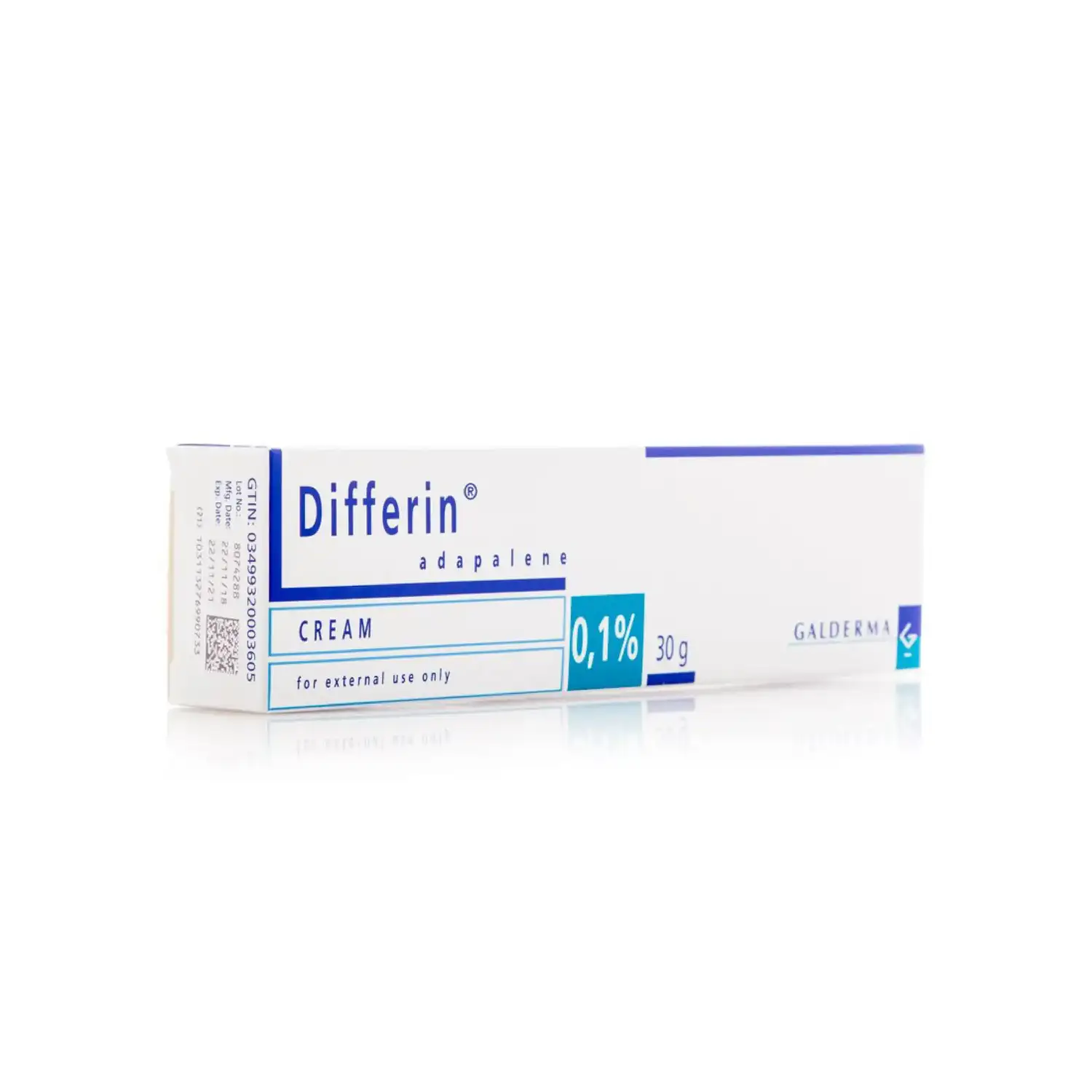 Differin 0.1% Cream 30 Gm