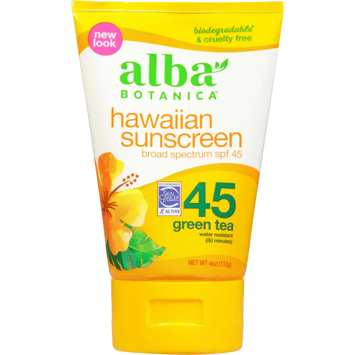 ألبا بوتانيكا لوشن واقي شمس بالشاي الأخضر SPF 45 ١١٣ جم
