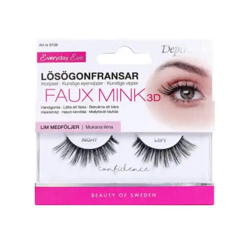 Depend Artificial Eyelashes +Glue Confidence