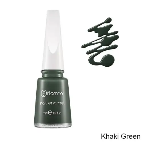 Flormar Nail Enamel 453 Khaki Green Sa