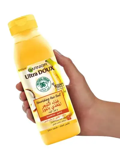 Garnier Ultra Doux Hair Food Shampoo Nouris Banana 350 ML