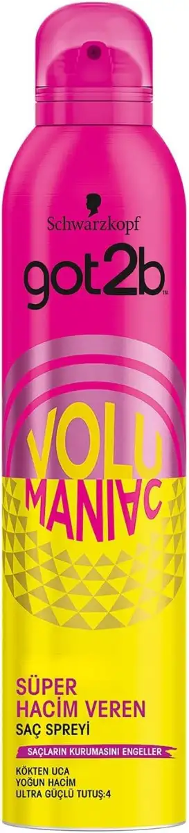 Schwarzkopf Got2B Volumanic Hair Spray 300 ML