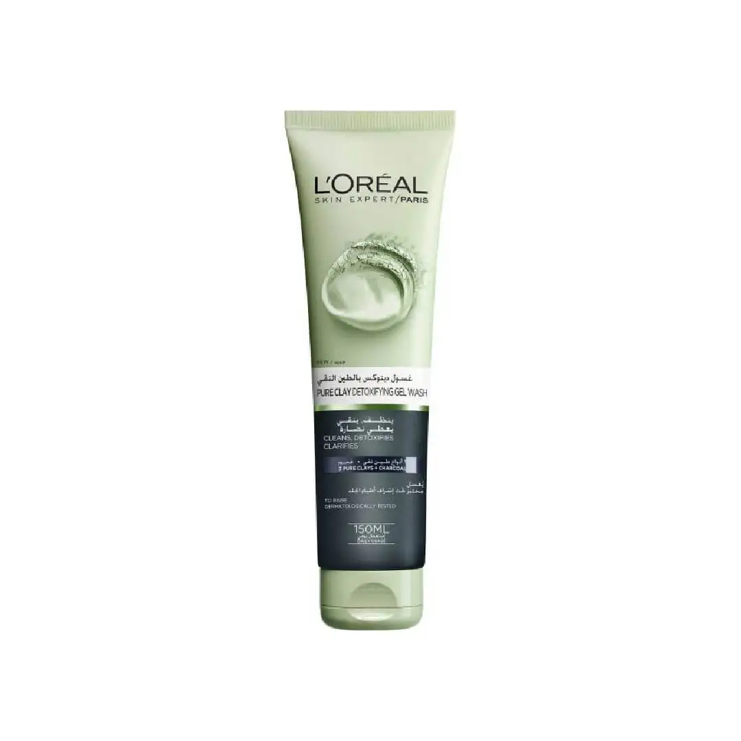 Loreal Clay Gel Wash Charcoal Clarify 50 ML