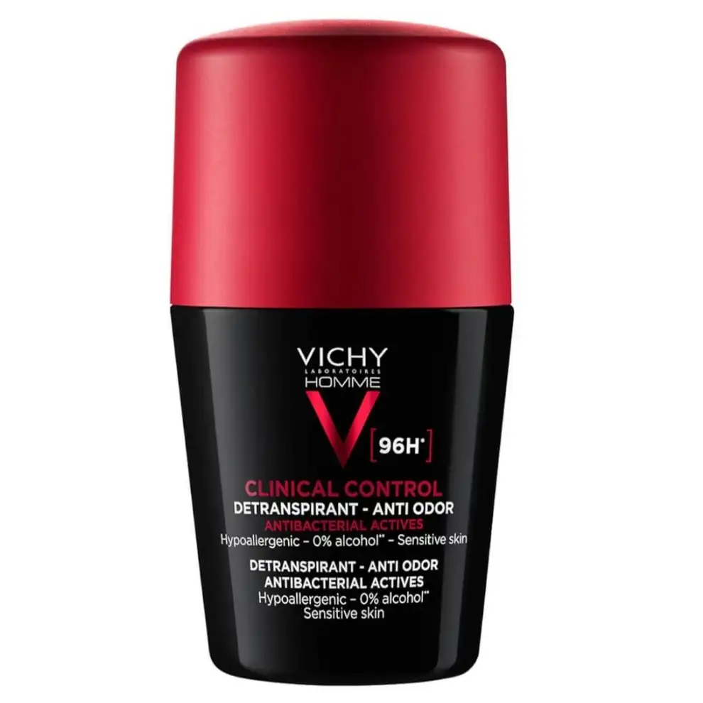Vichy Deo Roll On Clinical Control 50 ML Black With Red Cap