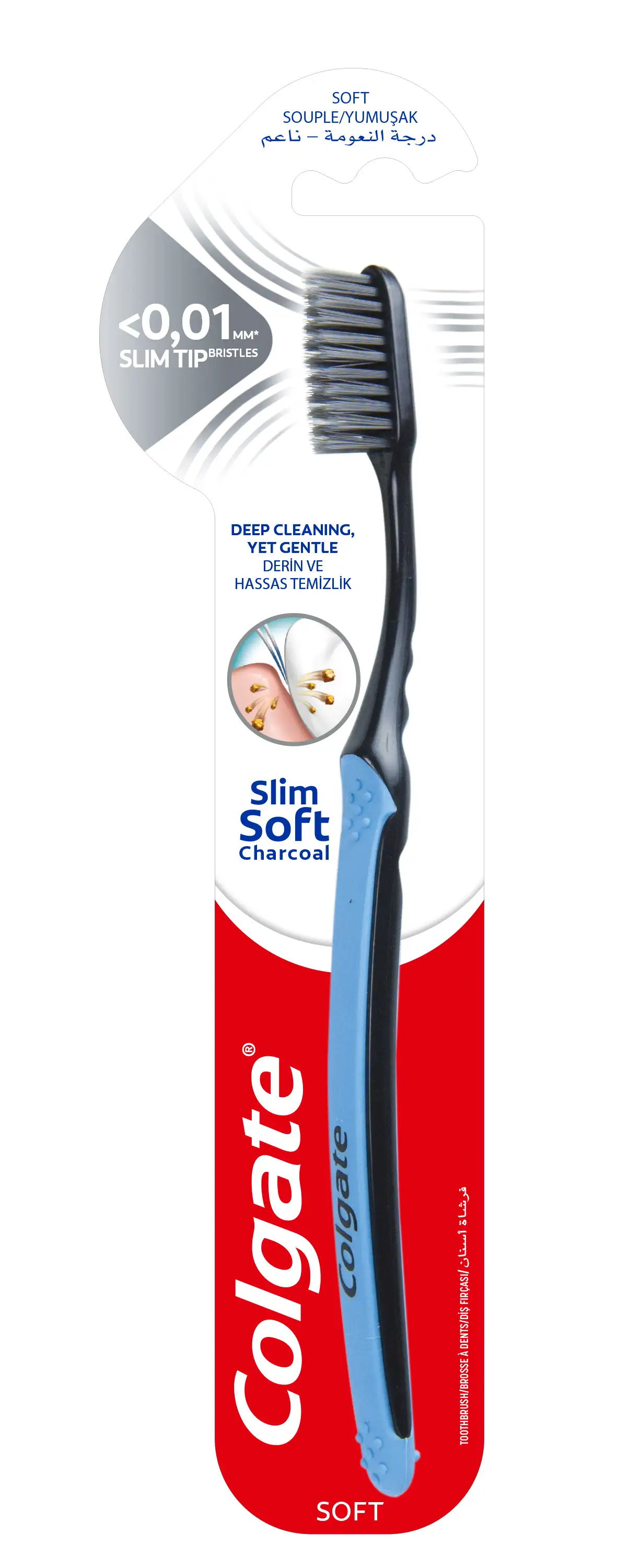 Colgate Slim Soft Charcoal Toothbrush