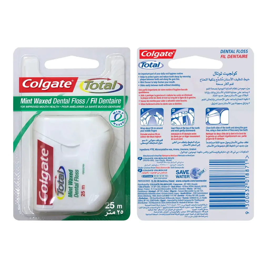 Colgate Total Mint Dental Floss 25 M
