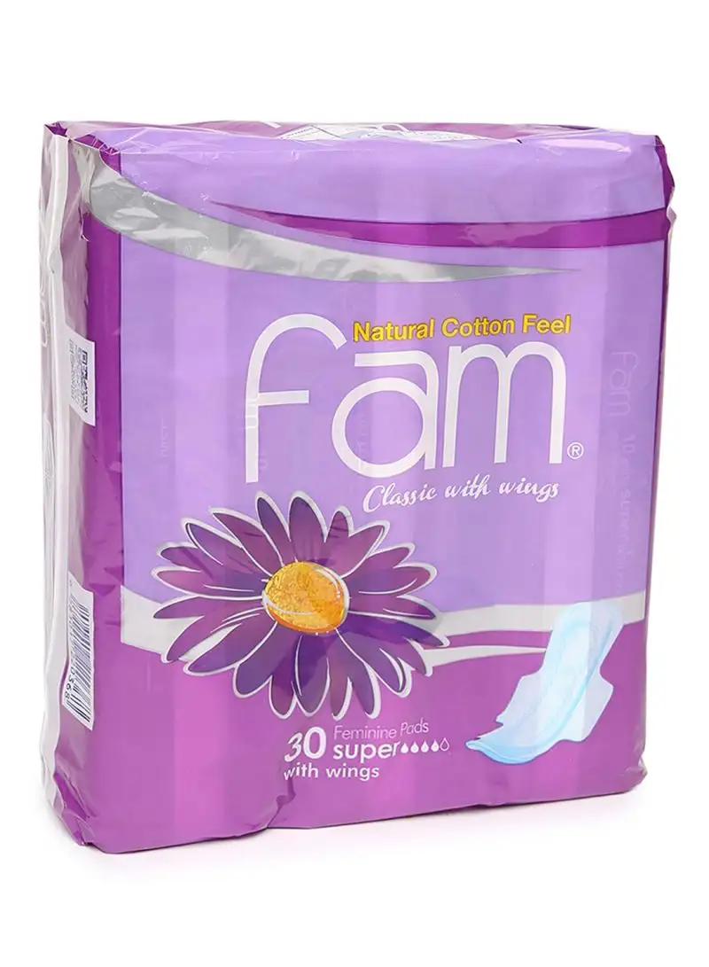 Napco Feminine Cotton Sanitary Napkins With Wings 10 Pads