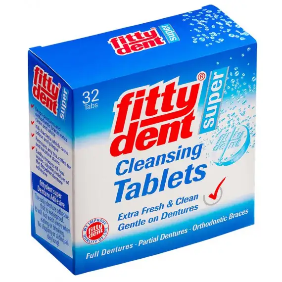 Fittydent Super Denture Cleaning 32 Tablets