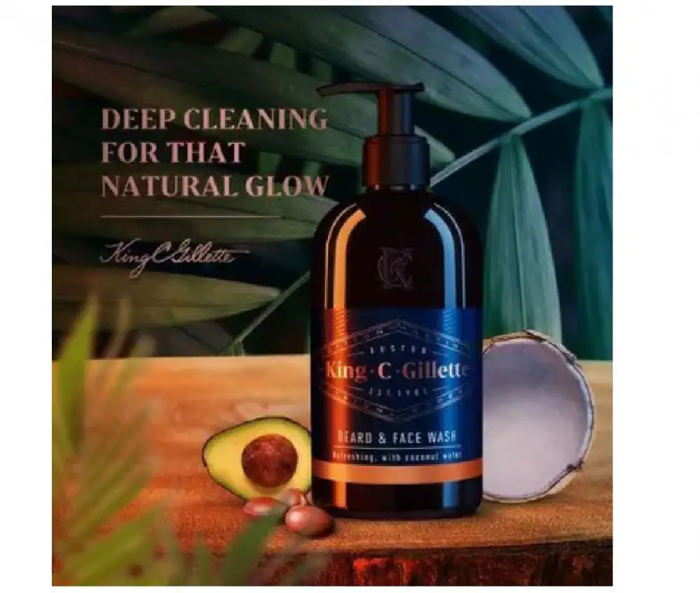 Gillette King C Beard andFace Wash 350  ML Sp Edit