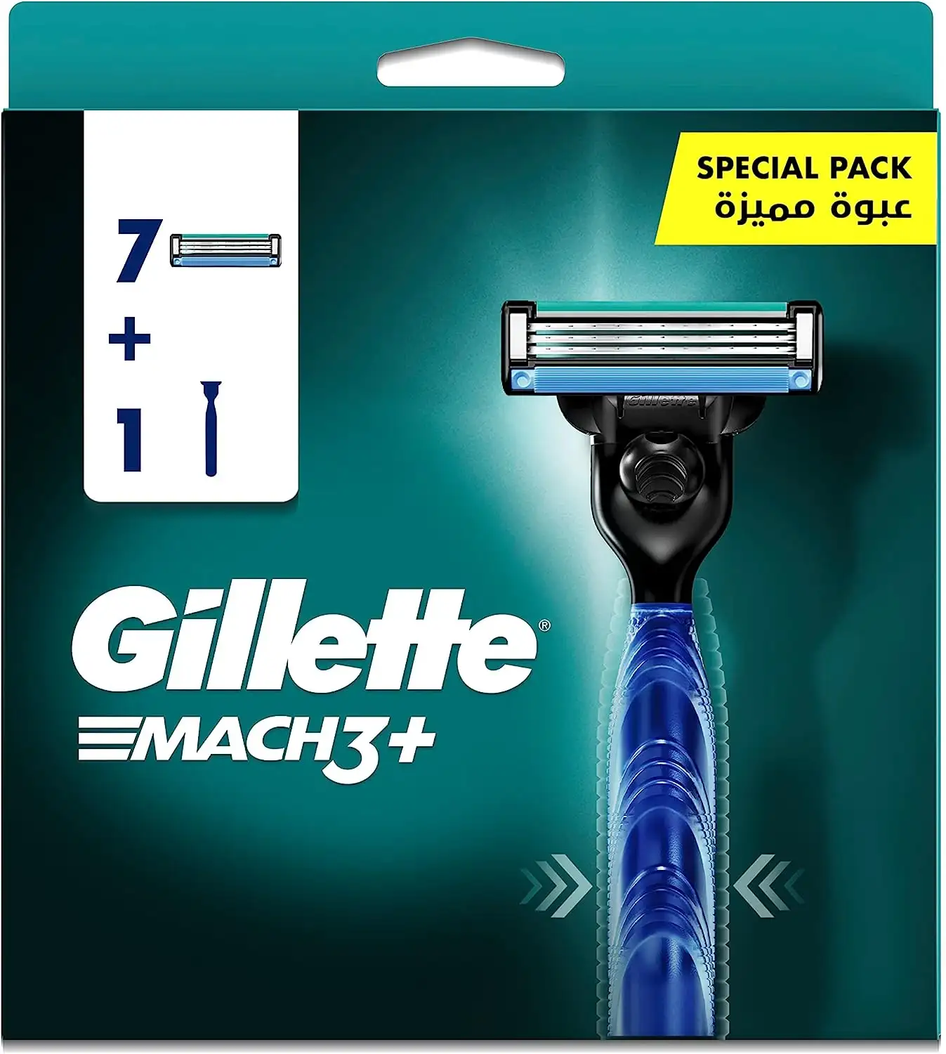 Gillette Mach3+ Razor + 7 Cartridges 32925-010