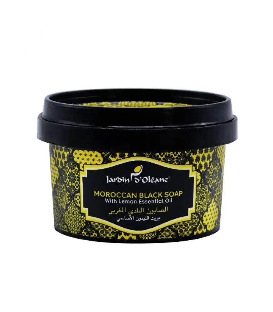 Jardin D Oleane Moroccan Black Soap Lemon Oil 250 G