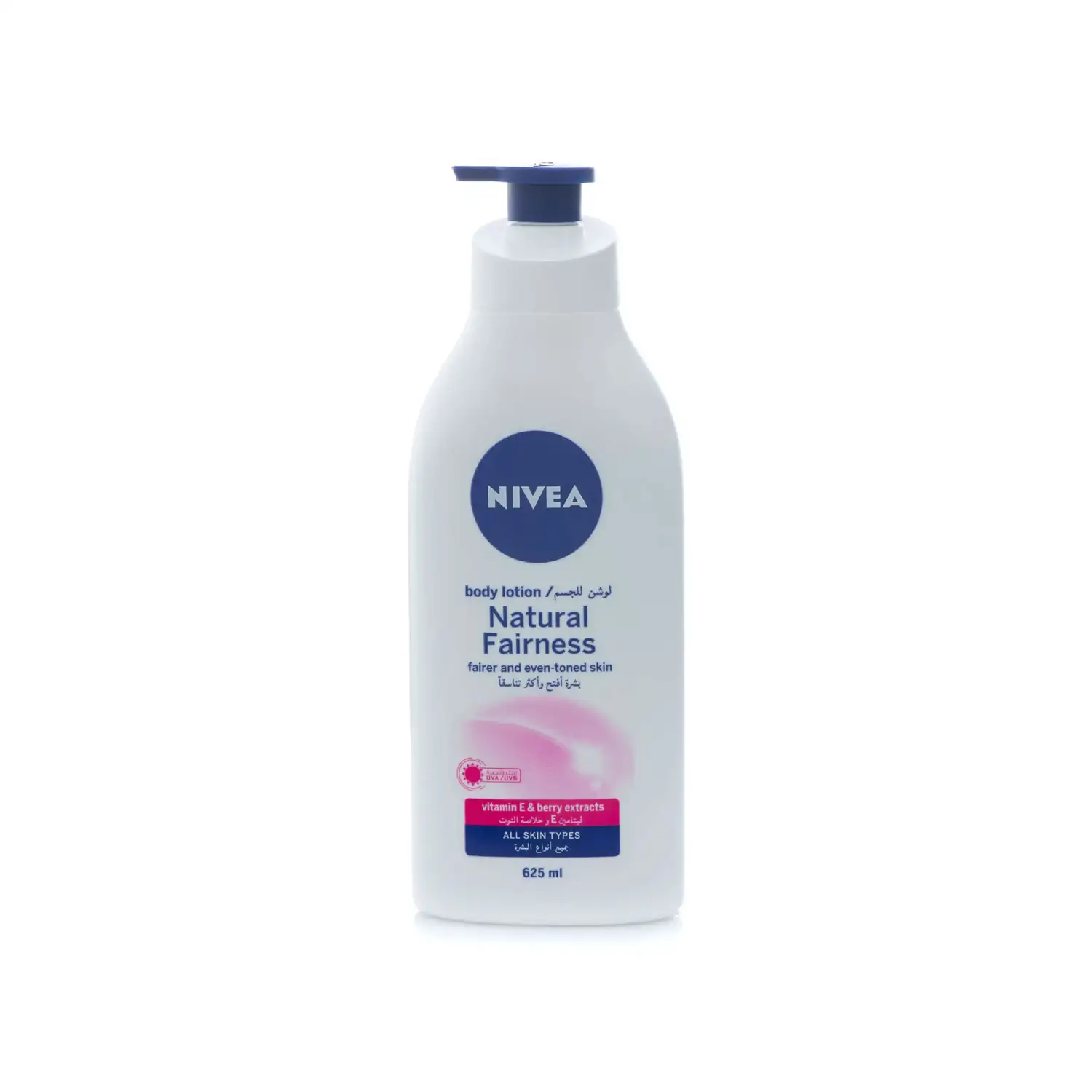 NIVEA Body Lotion for Normal to Dry Skin, Natural Glow, with Vitamin C and UV Filter, Moisturizes and Evens Skin Tone, 625ml