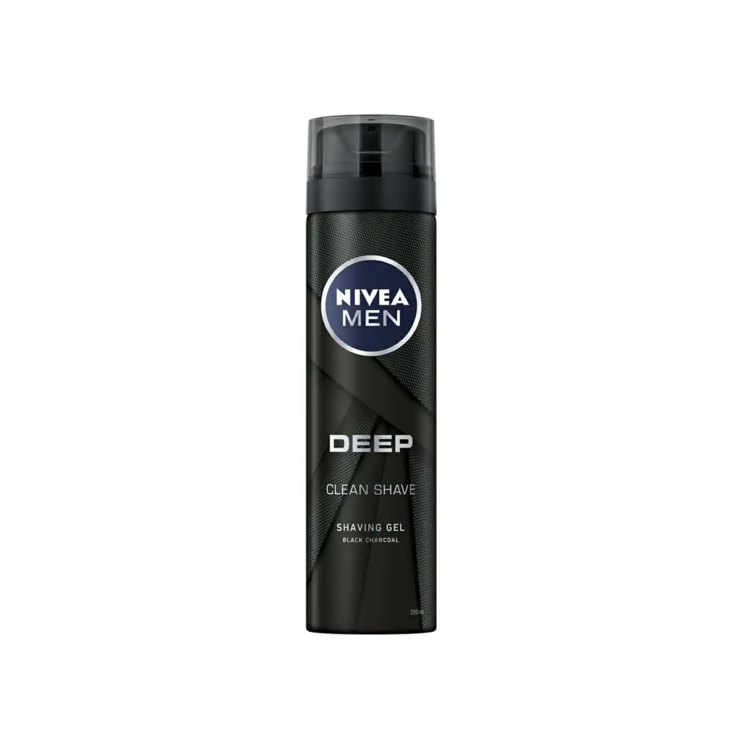 NIVEA MEN DEEP Smooth Shave Shaving Foam, Antibacterial Black Carbon, 200ml