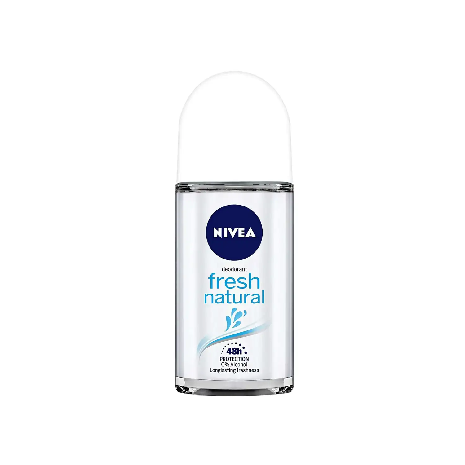 NIVEA Fresh Natural, Deodorant for Women, Ocean Extracts, Roll-on 50ml