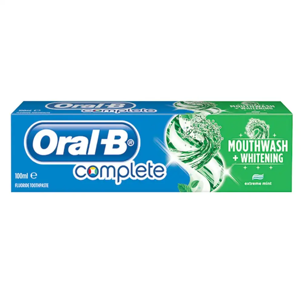 Oral B Complete Mouthwash Extreme Mint T.P 100  ML 78006-1310