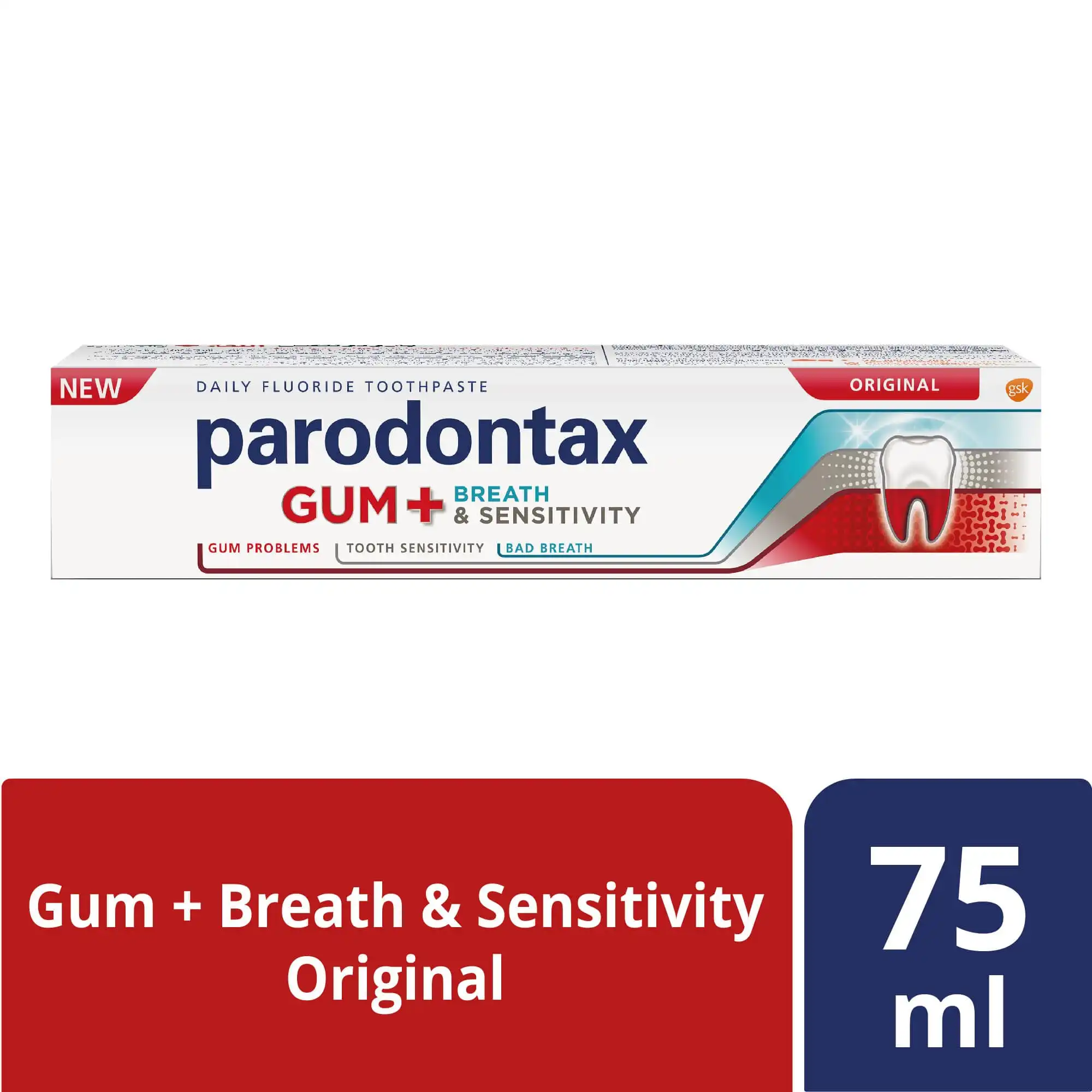 Paradontax Gum + Breath and Sensitivity Original Tooth Paste 75 ML