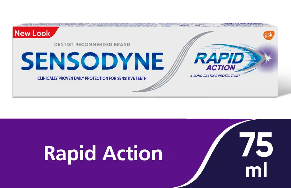 Sensodyne Rapid Action Toothpaste For Sensitive Teeth 75 ML