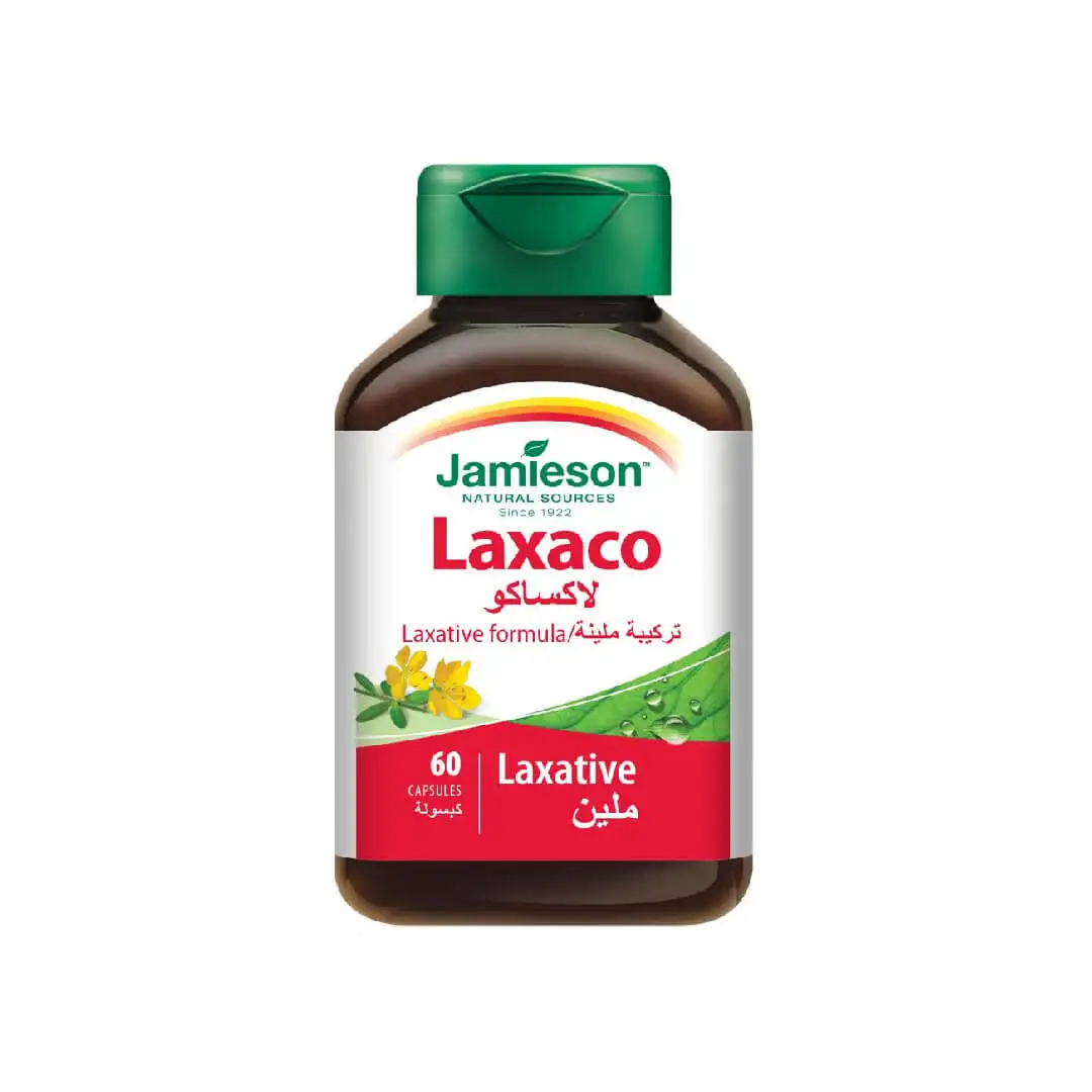 Jamieson Laxaco Herbal Laxative Formula 60 Capsules